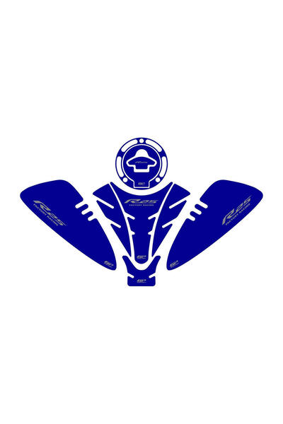 GP KOMPOZİT Yamaha R25 2019-2025 Uyumlu Tank Pad Seti Mavi