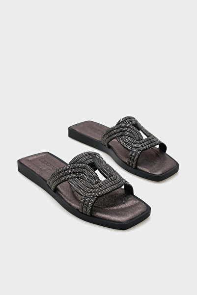Capone Outfitters Lana Taşlı Terlik