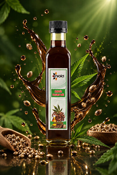 Soğuk Sıkım Kenevir Tohumu Yağı 250 ml - Bitkisel Kenevir Tohumu Yağı