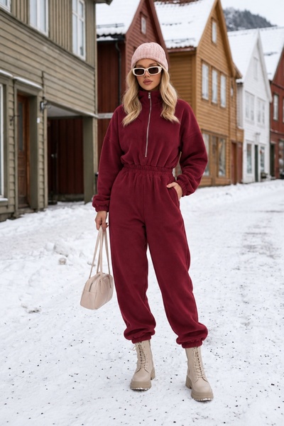 New Now VİKA FERMUARLI POLAR TULUM