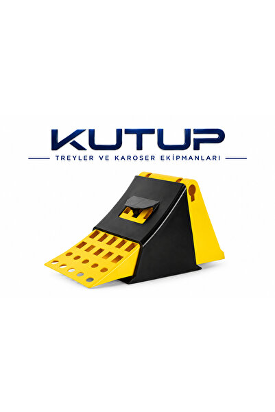 KUTUP TİCARET Kamyon Tır Dorse Kulplu Askılı Teker Takozu Büyük - Plastik Sar...