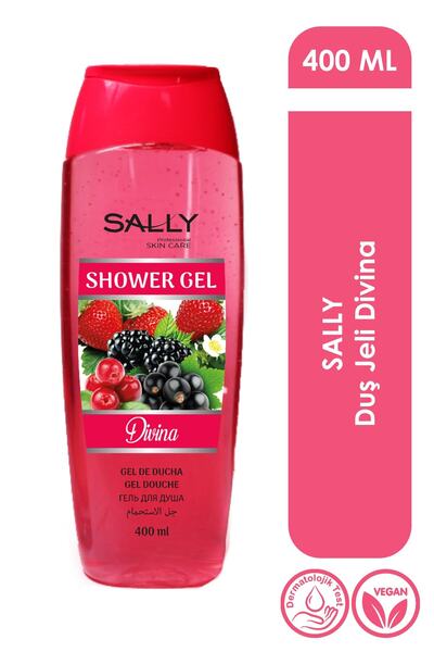 Sally Shower Gel Divina - Winter Fruits & Aloe Vera Extract - 400 ml