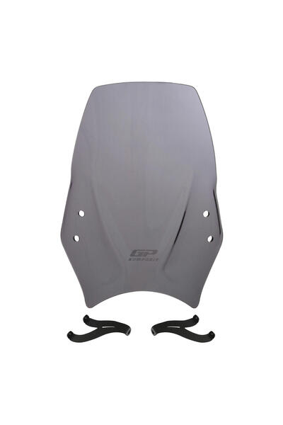GP KOMPOZİT Triumph Trident 660 2021-2024 Uyumlu Ön Cam Füme 38 cm