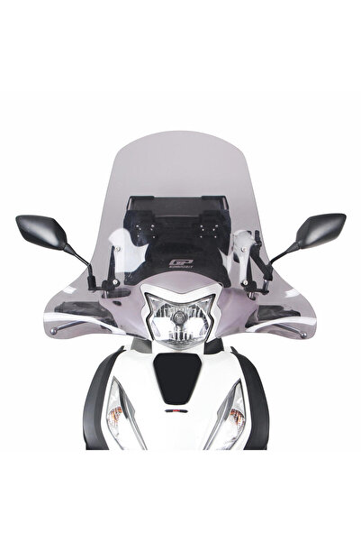 GP KOMPOZİT Honda Dio 2021-2025 Uyumlu Ön Cam Şeffaf 58 cm