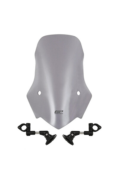 Mondial 125 Drift L 2011-2023 Uyumlu Ön Cam Füme 49 cm
