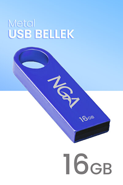 NGA 16 GB Usb Bellek Metal Gövde Güvenli USB Memory - Flash Drive