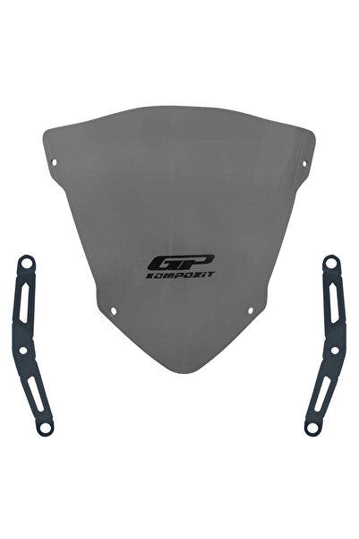 GP KOMPOZİT Yamaha MT-25 2020-2026 Uyumlu Spor Ön Cam Gri 23 cm