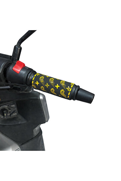 GP KOMPOZİT ELC002 Universal 5 Kademeli Isıtmalı Motosiklet Elcik Seti