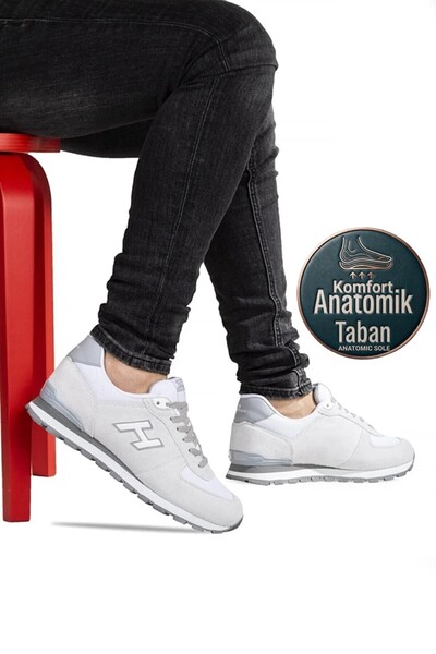 Hammer Jack Peru White Women's Men's Unisex Comfortable Daily Sports Shoes