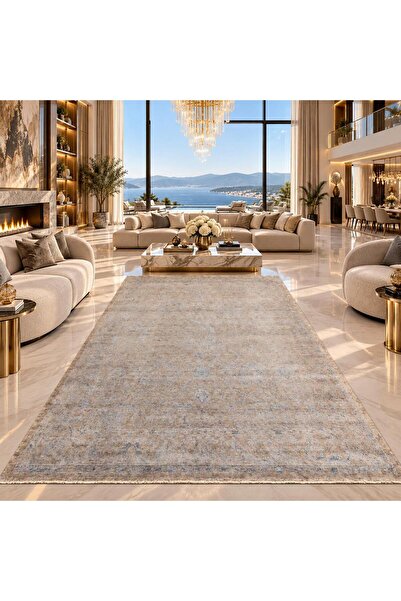 Neşem Halı Boutique EKO HALI Taftan TF 01 Beige Uşaklı Kadınların Yoğun El Em...