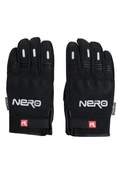 GP NERO ELD05 El Üstü ve Avuç İçi Korumalı 4 Mevsim Motosiklet Eldiveni