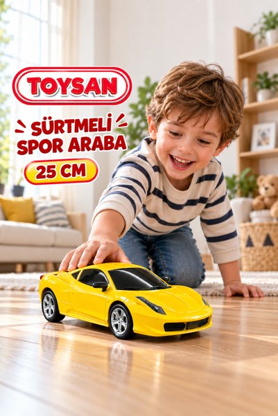 Toysan Sari Frictional Sport Car 25 cm 1 Piece