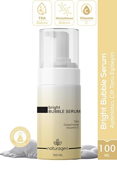 Naturagen Bright Bubble Cilt Serumu 100 ml | Aydınlatıcı, Cilt Tonu Eşitleyic...