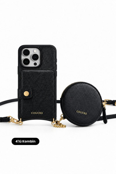 Cogure Hera iPhone 16 Pro Max Uyumlu Mini & MagSafe Cüzdan, Askı, Kılıf 4'lü ...