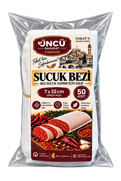 Genel Markalar SUCUK BEZİ TOKAT SUCUĞU BEZİ 50 ADET