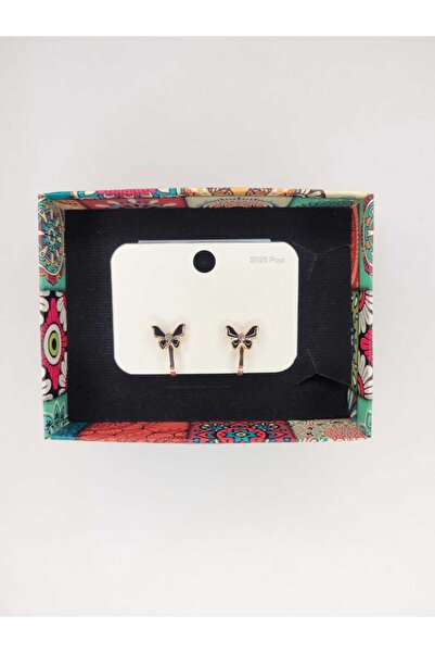 ÖZÇTAKI Steel Children's Earrings - Clip-On (Non-Pierced) - Butterfly Model -...