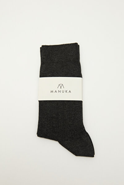 Manuka Classic Terry Socks Anthracite