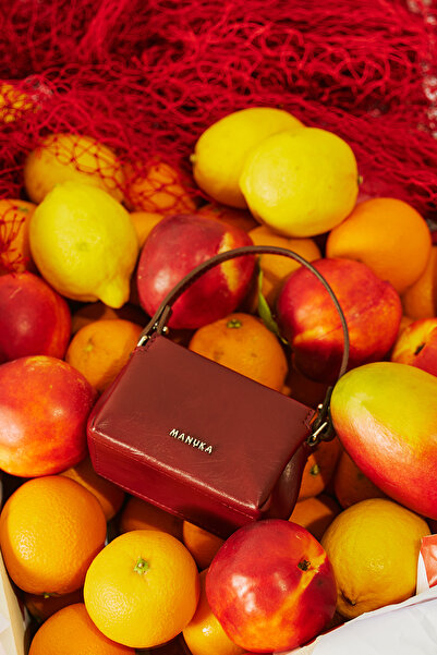 Manuka Eva Mini Crossbody Bag Bordo