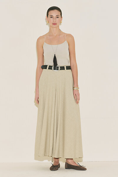 Manuka Skirt Formed Wide Pants Green