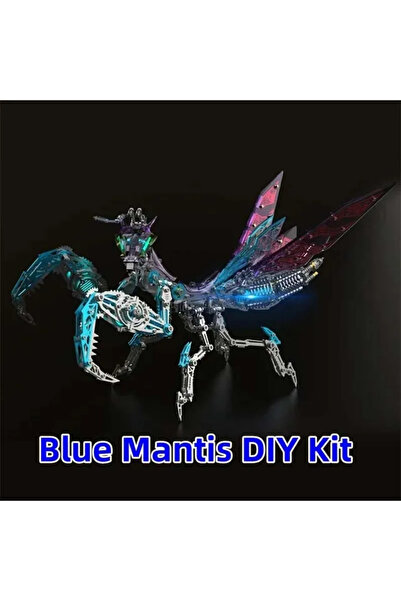 Choice1 DIY Bule Kit New Mechanical Praying Mantis Metal DIY Punk Praying Man...