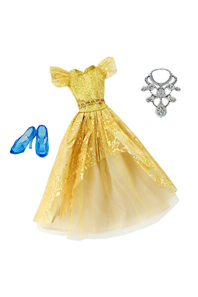Choice Golden Dress Fashion Golden Princess Doll Dress Party Wear Gown Outfit...