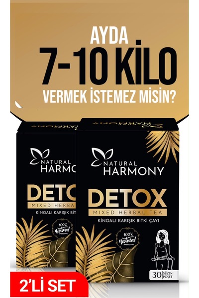 Natural Harmony Zayıflamak kilo vermek Kinoalı Diyet Form Çayi & Detox Özel K...