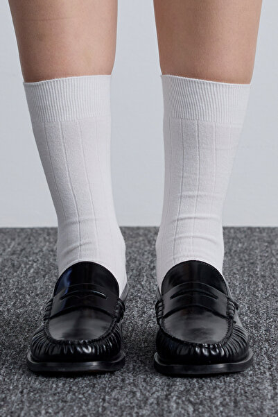 Manuka Classic Terry Socks Ecru