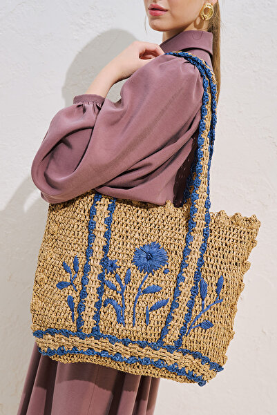 Manuka Detaily Processed Natural Straw Bag