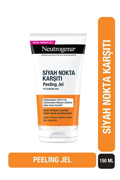 Neutrogena Visibly Clear Siyah Nokta Karşıtı Temizleyici Peeling Jel 150 Ml