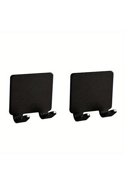 Choice black 2PCS Adhesive Razor Holder Wall Mounted Bathroom For Shower Hook...