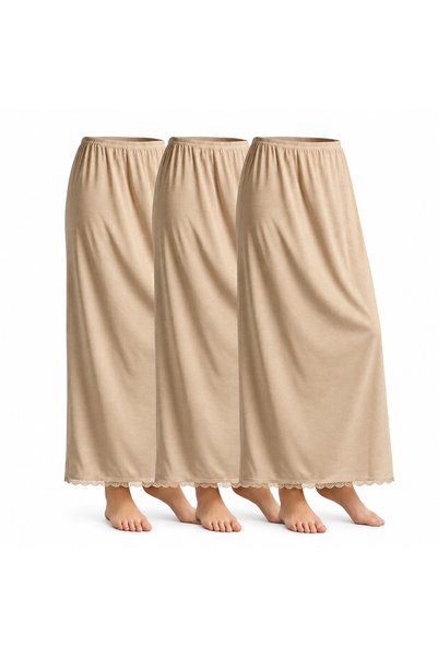 Noom Nightwear Long Satin Skirt