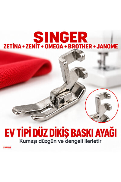 Swart Genel Markalar ev tipi dikiş makinaları için metal kendinden taşımalı d...