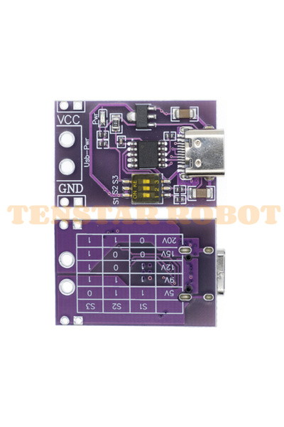 Choice Type-C QC AFC PD2.0 PD3.0 to DC Spoof Scam Fast Charge Trigger Polling...
