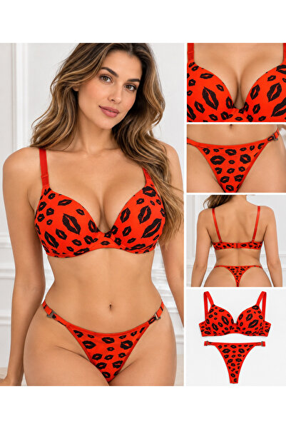 ESER Patterned Support Bra Set