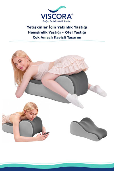 VISCORA Yetişkinler İçin Yakınlık Yastığı Hemşirelik Yastığı Otel Yastığı Çok...