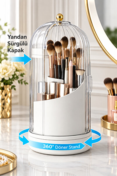 Tugomer Çok Amaçlı Organizer Diş Fırçalık Ve Kaşıklık Düzenleyici