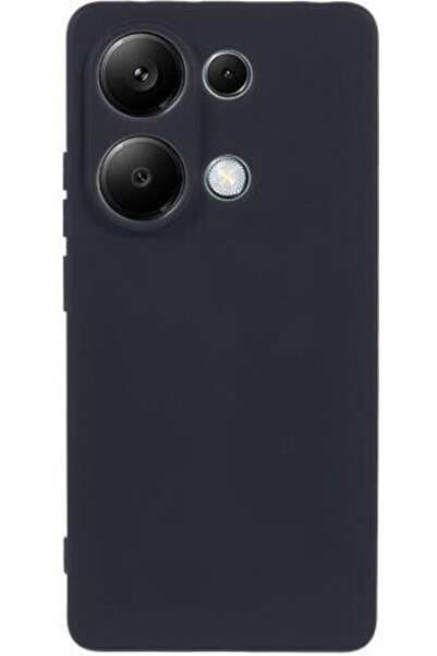 OEM Πίσω Κάλυμμα Σιλικόνης Μαύρο (Redmi Note 13 Pro 4G / Poco M6 Pro 4G)