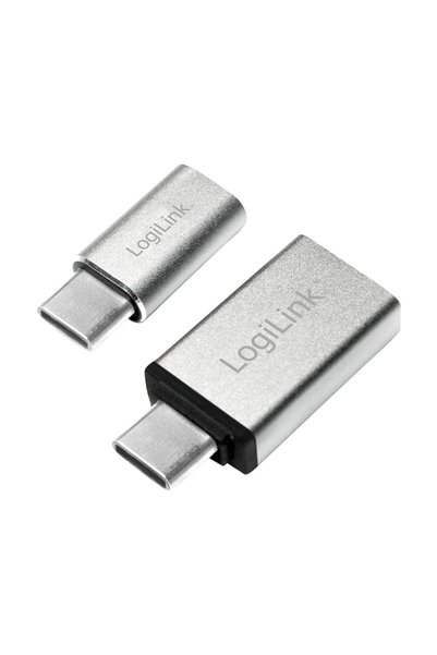 LogiLink ADAPTOR, pt. smartphone, USB 3.1 Tip-C (T) la Micro-USB 2.0 (M) sau ...