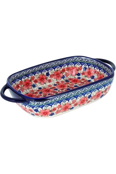 KASTWAVE Baking Dish, 730ml Heat-resistant Ceramic Oven Dish with Dual Handle...