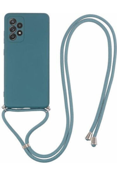 OEM Πίσω Θήκη Σιλικόνης με Λουράκι Πράσινο (Galaxy A52 / A52s) Κωδικός: 66016...