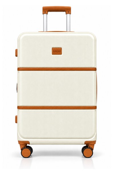Flieger Luggage مجموعة حقائب سفر FLIEGER عدد 4 قطع من خامة ABS قوية ومتينة, مع هدية مجانية من 8 قطع لتنظيم الملابس و الأغراض داخل الحقيبة