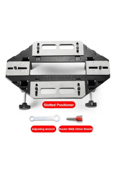 Choice SET A New Woodworking Slotting Locator With Router Bit Aluminum Alloy ...