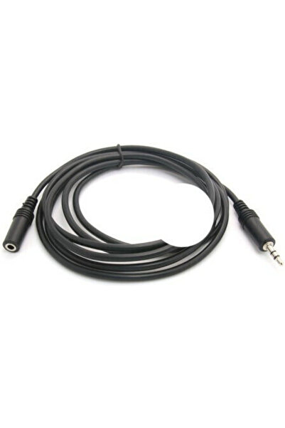 OEM Καλώδιο Jack 3.5mm, Αρσενικό 3.5mm - Θηλυκό 3.5mm, Μαύρο, 1μ, 80120085A