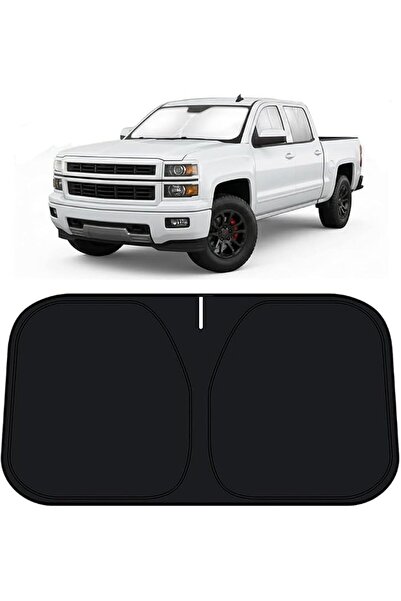 Generic Car Windshield Sunshade Compatible with Chevy Silverado 1500 2017-202...