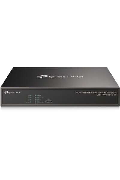 Hikvision NVR1004H TP-Link VIGI NVR 4 καναλιών IP Κάμερες Έως 4K ανάλυση