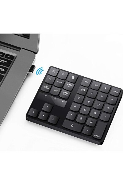 KASTWAVE Numeric Keypad, Ultra-Silent External Numeric Pad,USB Rechargeable N...