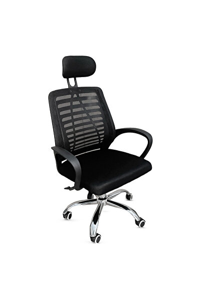 Kiwari Scaun de birou ergonomic Align, tetieră, spătar din plasă, mecanism fl...