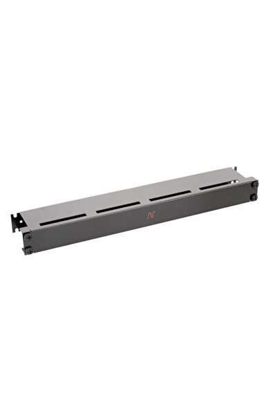 Nexans Organizator cabluri cu capac 1U negru, "N102.117BK"