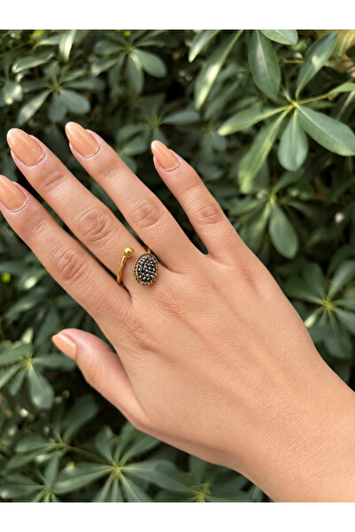Astelya Jewelry Markazit Taşlı Ayarlanabilir Yüzük