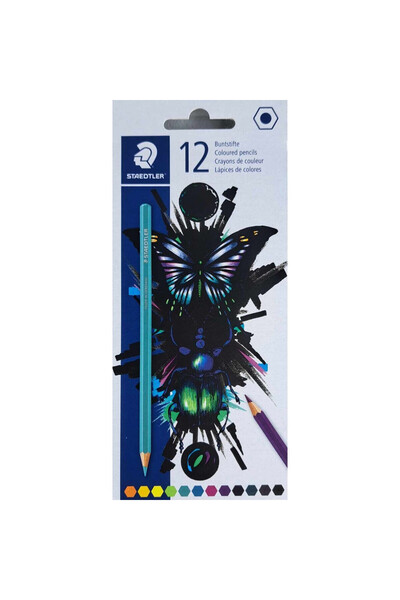 Staedtler Set 12 creioane colorate Trend,